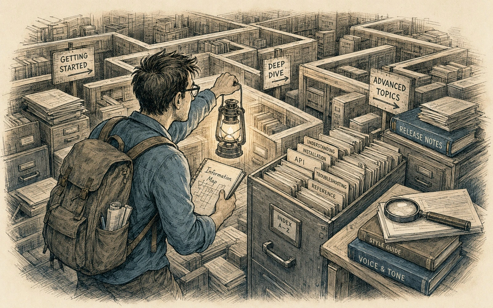 Choosing search for documentation: start with failure modes