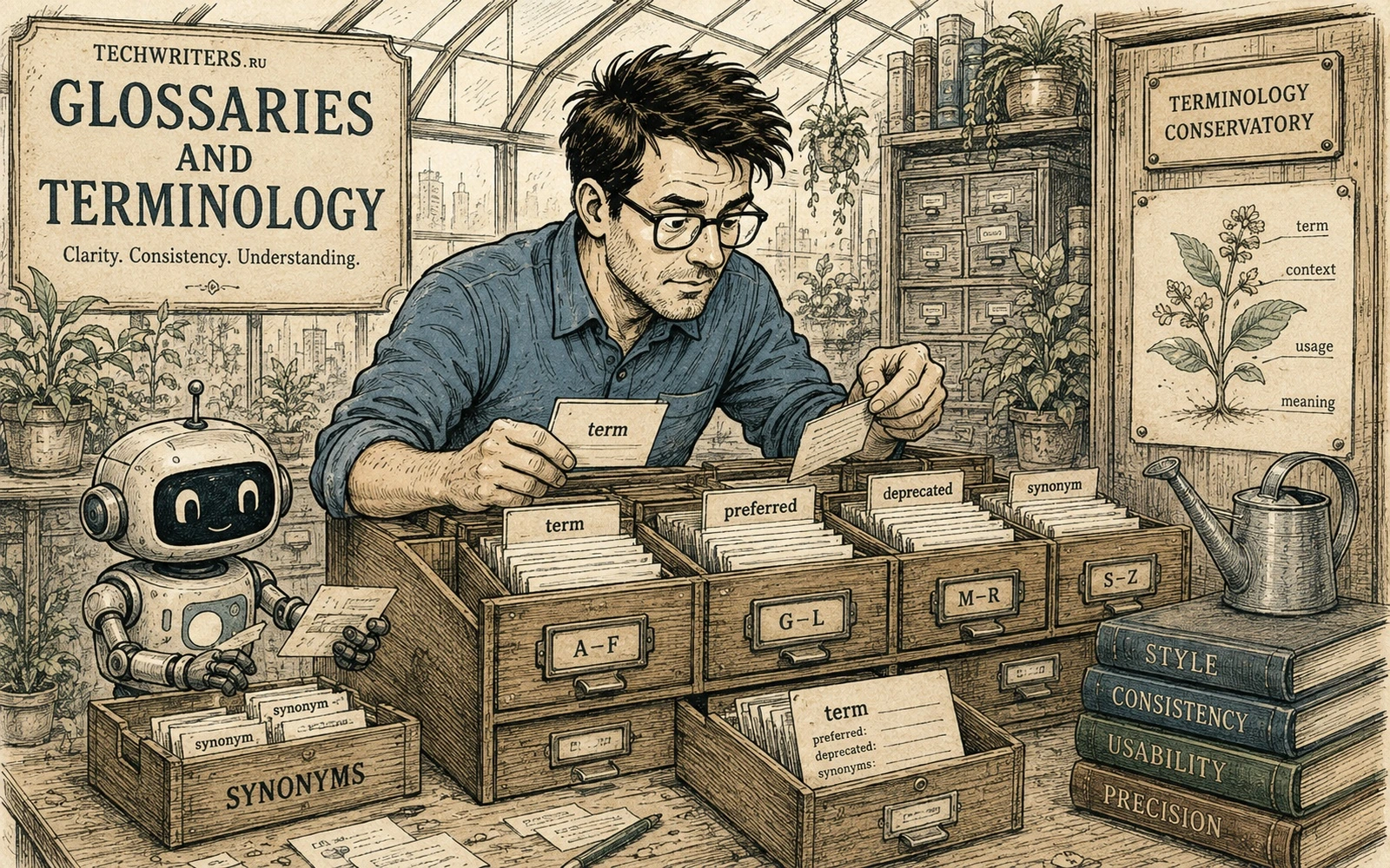 Terms and definitions: building a terminology system