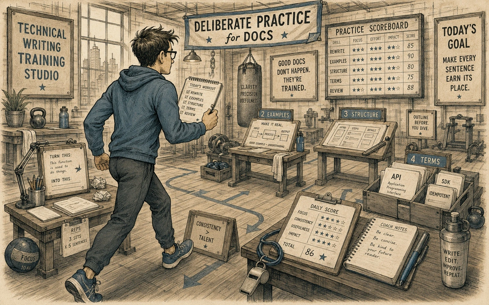 Technische redaktionelle Illustration zum Artikel: Informationsarchitektur für Dokumentation, die weiter wächst.